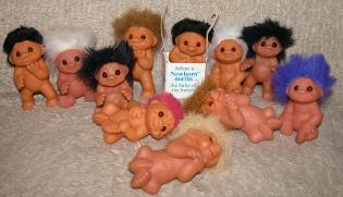 vintage troll dolls 1990s